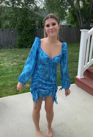 3. Sexy Rhianatokarz in Blue Dress