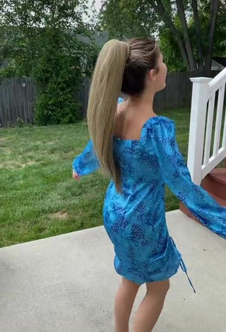 5. Sexy Rhianatokarz in Blue Dress
