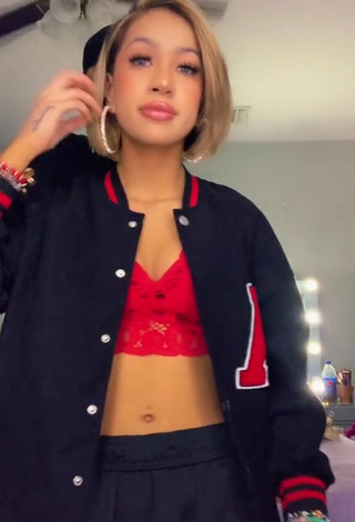 2. Sexy Paradiisedd in Red Crop Top