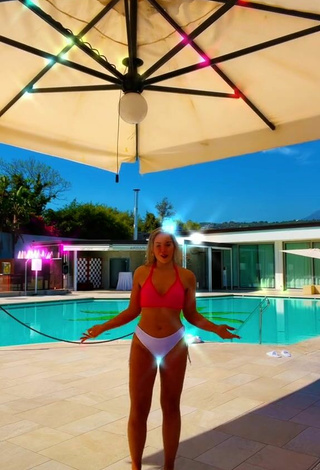 Hot Adelina Dalevska in Bikini at the Swimming Pool