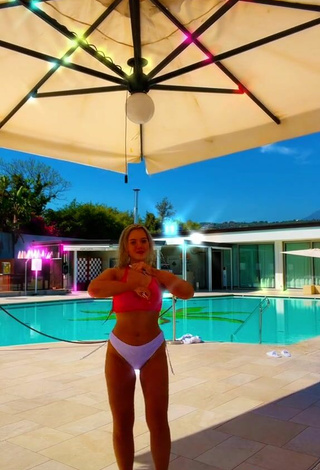 3. Hot Adelina Dalevska in Bikini at the Swimming Pool