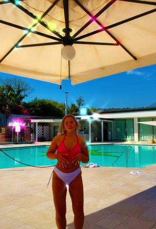 4. Hot Adelina Dalevska in Bikini at the Swimming Pool