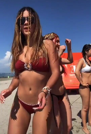 3. Hot Aleja Villeta in Bikini and Bouncing Boobs at the Beach