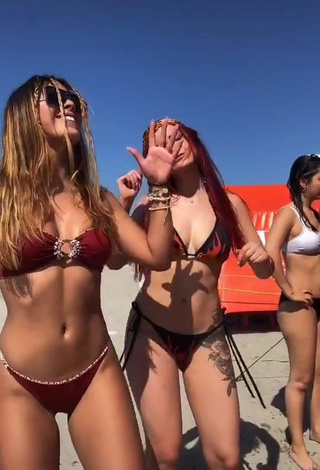 4. Hot Aleja Villeta in Bikini and Bouncing Boobs at the Beach