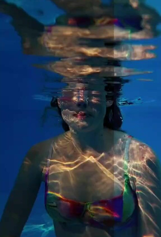 2. Sweetie Anna Lena Strigl Shows Cleavage in Bikini at the Pool