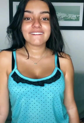 1. Sexy Bela Almada in Dress and Bouncing Tits