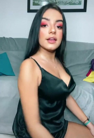 5. Sexy Bela Almada in Dress and Bouncing Tits
