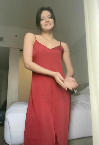3. Sexy Bianca Umali in Red Dress
