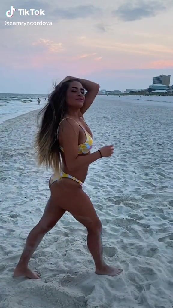 Sexy Camryn Cordova Shows Butt at the Beach | sexyfilter.com