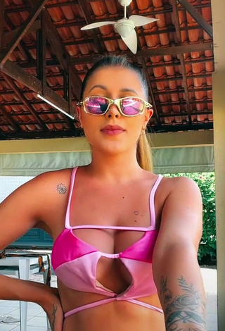 1. Sexy Ca Garcia Shows Cleavage in Bikini