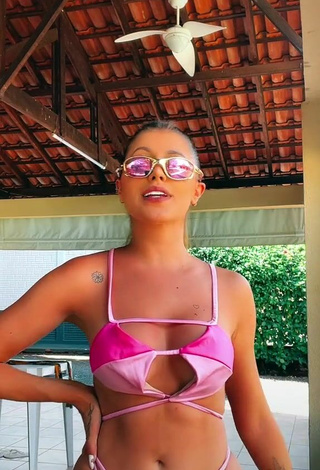 2. Sexy Ca Garcia Shows Cleavage in Bikini