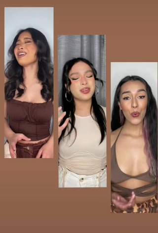 5. Sexy Taylah Albert Shows Cleavage in Crop Top