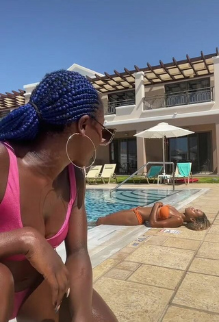 Hot Oluwanifewa Agunbiade in Bikini at the Pool