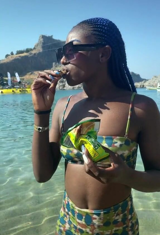Sexy Oluwanifewa Agunbiade in Bikini in the Sea