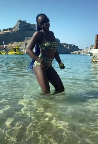 6. Sexy Oluwanifewa Agunbiade in Bikini in the Sea
