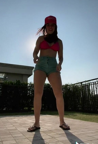 3. Sexy Japinha Conde in Red Bikini Top