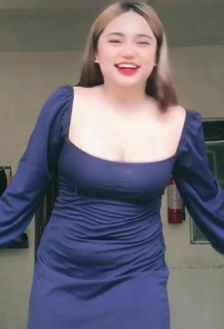 3. Sexy Joanne Duldulao in Blue Dress
