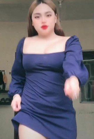4. Sexy Joanne Duldulao in Blue Dress