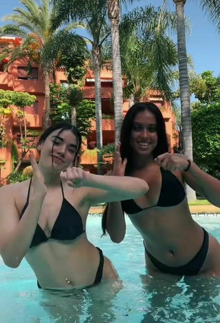 4. Sexy Kiara Brunett in Bikini at the Pool