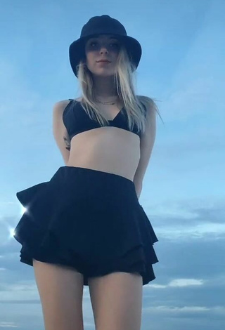 Sweetie Laila Montero in Black Bikini Top