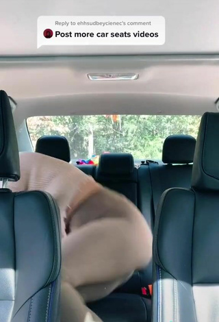 5. Really Cute Makayla Weaver Shows Butt in a Car