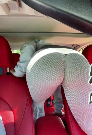 1. Seductive Makayla Weaver Shows Butt in a Car