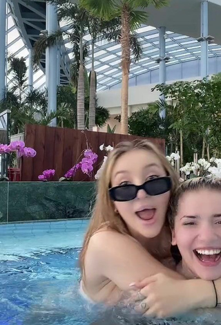5. Sexy Monika Kociolek in Bikini Top at the Swimming Pool