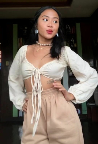 6. Sexy Nana Silayro in White Crop Top