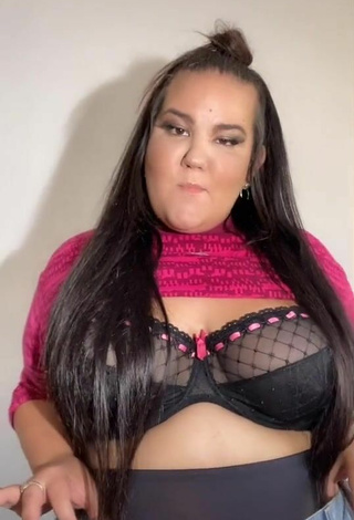 2. Sexy Netta Barzilai in Black Bra