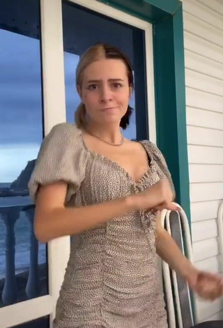 4. Sexy Nika in Dress and Bouncing Tits