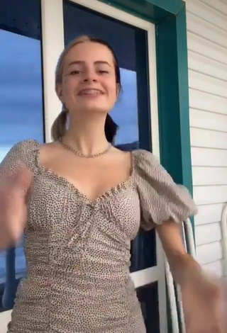 5. Sexy Nika in Dress and Bouncing Tits
