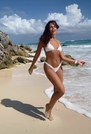 2. Cute Nastia Kamenskykh in Bikini at the Beach