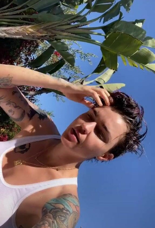 6. Sexy Ruby Rose in White Top