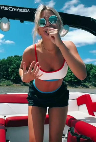 3. Sexy Rylee Carter in Bikini Top on a Boat