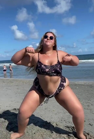 5. Really Cute Sam Paige in Bikini at the Beach and Bouncing Tits