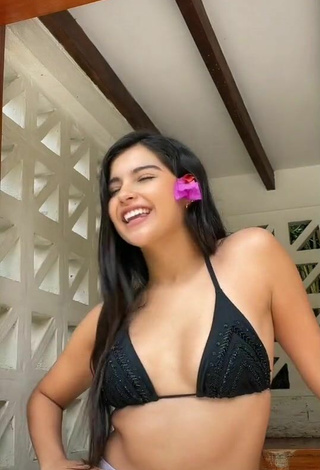 4. Hot Alexandra Villanueva in Black Bikini Top