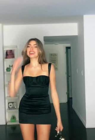 2. Sexy Valeria Arguelles in Black Dress