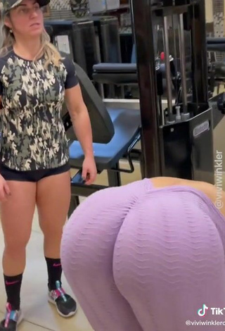 4. Seductive Vivi Winkler Shows Butt in the Sports Club