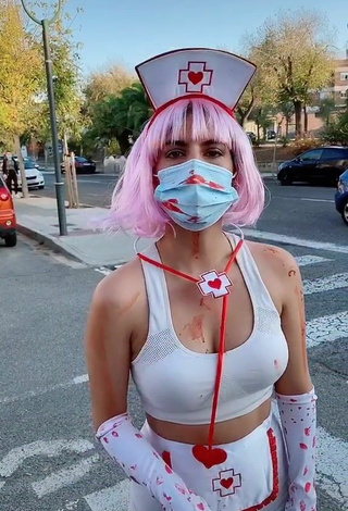 2. Sexy Paola Shows Cosplay in a Street