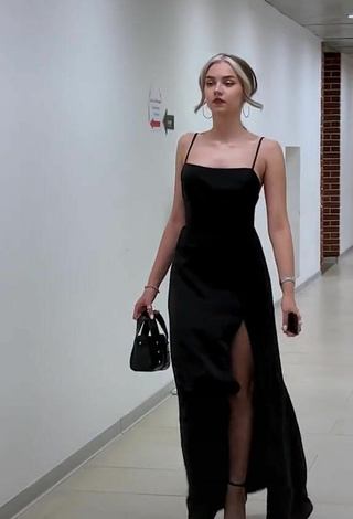 4. Sexy Yuliya YULОVA in Black Dress