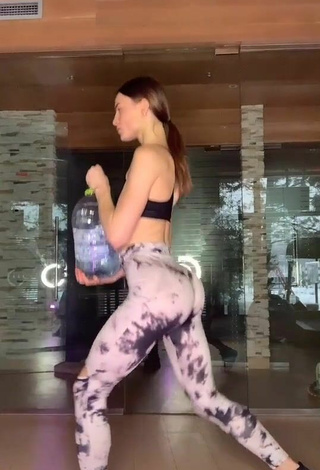 5. Amazing Zava_ly Shows Butt while doing Fitness Exercises