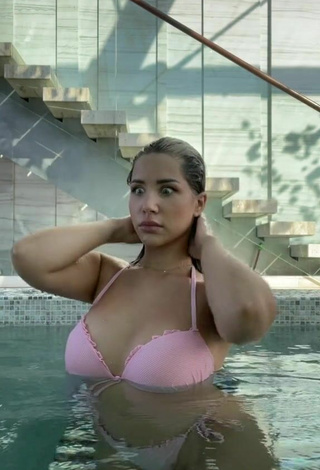 6. Hot MIRAVI in Pink Bikini Top at the Pool