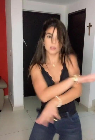 5. Sexy Adriana Daabub in Black Top