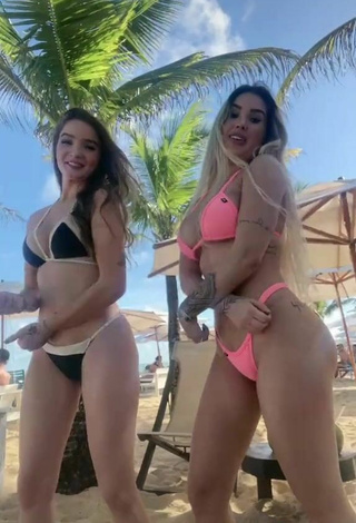 6. Cute Alannis Proença in Bikini at the Beach