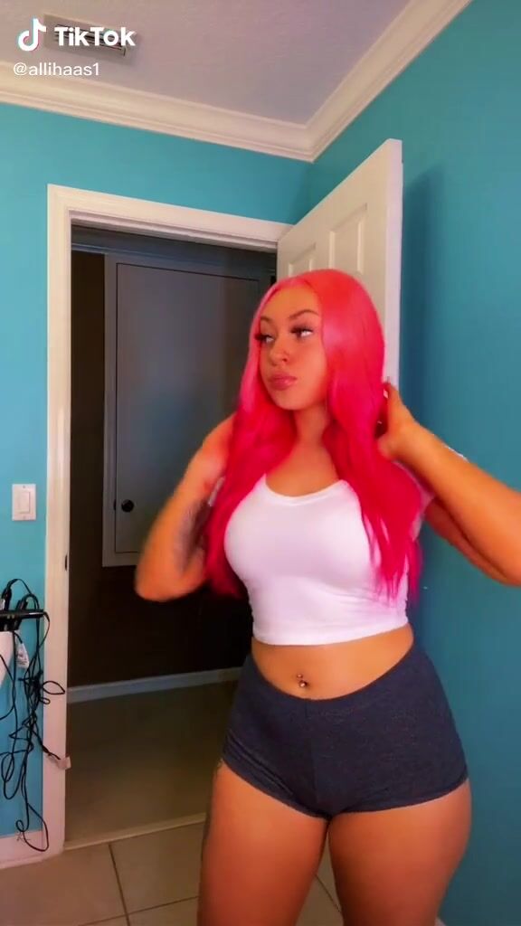 Beautiful Alli Haas in Sexy White Crop Top sexyfilter