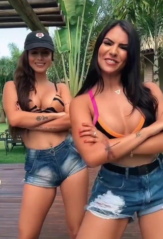 2. Amazing Bianca Jesuino in Hot Zebra Bikini Top