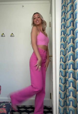 3. Amazing Brianna LaPaglia in Hot Pink Crop Top