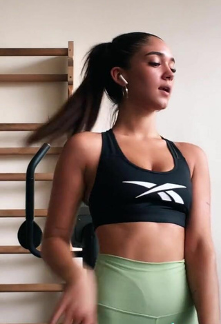 6. Cute By Hermoss Shows Cleavage in Sport Bra