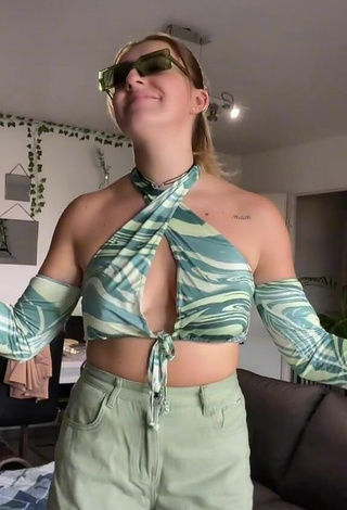 4. Sexy Cleemence Blt Shows Nipples and Bouncing Tits Braless
