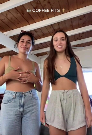 1. Beautiful Hannah Meloche Shows Cleavage